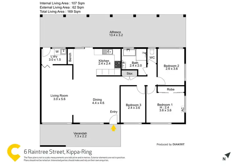 Floorplan of Homely house listing, 6 Raintree Street, Kippa-ring QLD 4021