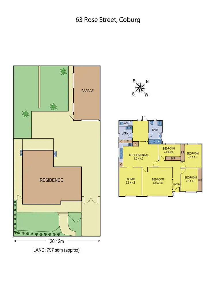 Floorplan of Homely house listing, 63 Rose Street, Coburg VIC 3058