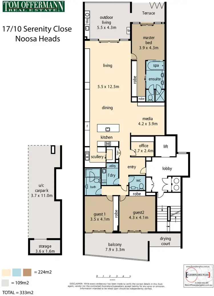 Floorplan of Homely unit listing, 17/10 Serenity Close, Noosa Heads QLD 4567