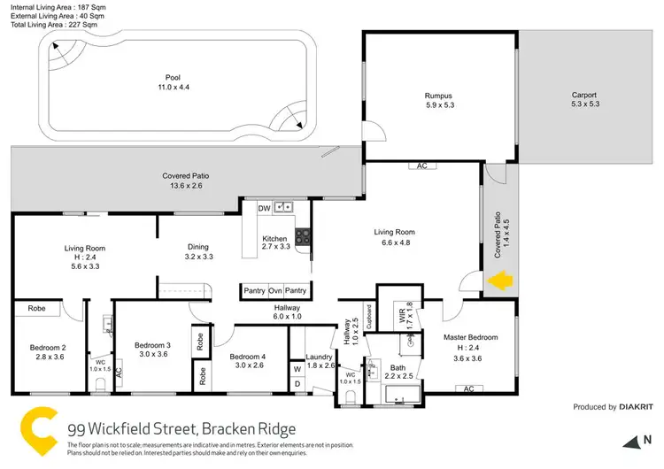 Floorplan of Homely house listing, 99 Wickfield Street, Bracken Ridge QLD 4017