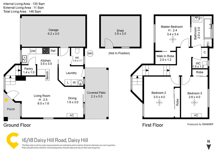 Floorplan of Homely townhouse listing, 16/18 Daisy Hill Road, Daisy Hill QLD 4127