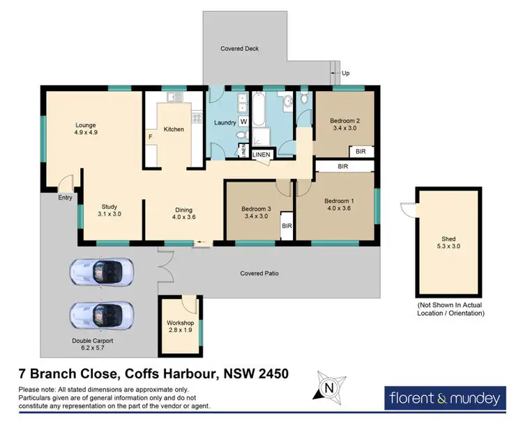 Floorplan of Homely house listing, 7 Branch Close, Coffs Harbour NSW 2450