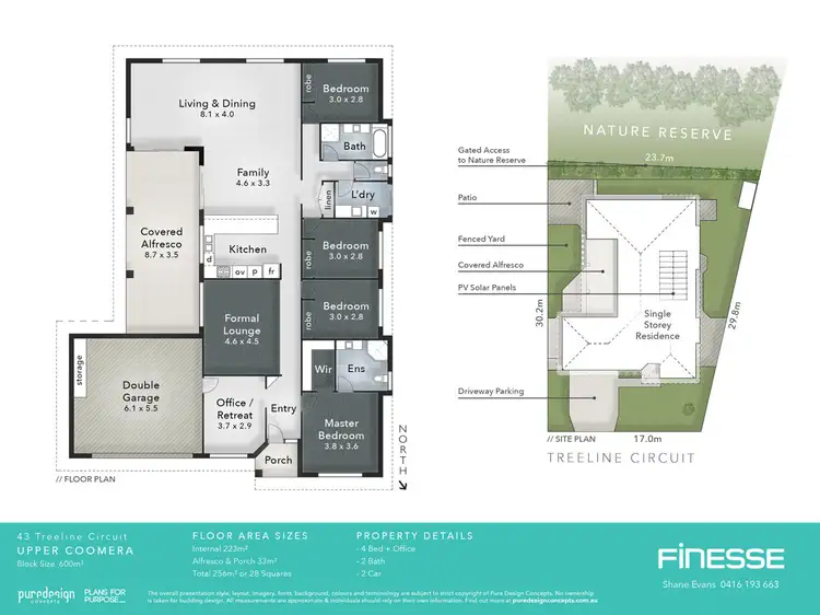 Floorplan of Homely house listing, 43 Treeline Cct, Upper Coomera QLD 4209