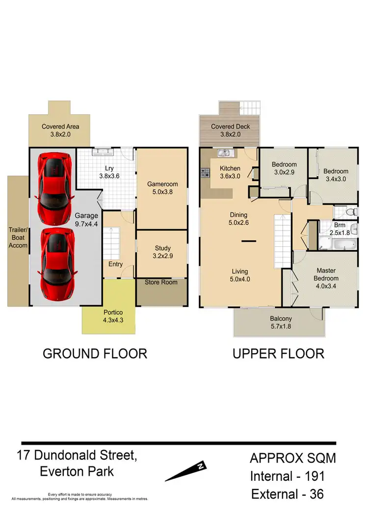 Floorplan of Homely house listing, 17 Dundonald Street, Everton Park QLD 4053