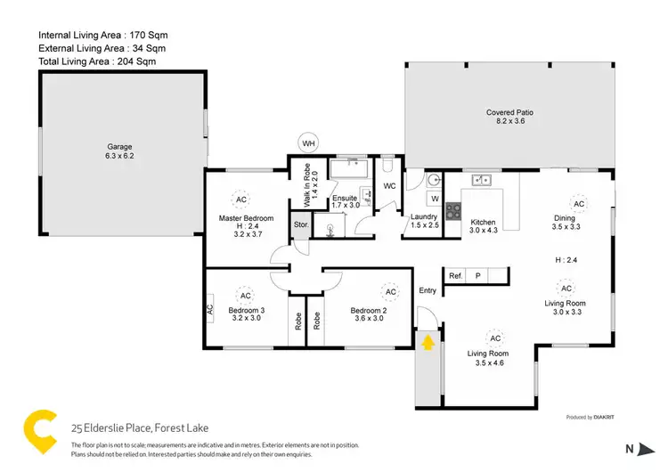 Floorplan of Homely house listing, 25 Elderslie Place, Forest Lake QLD 4078