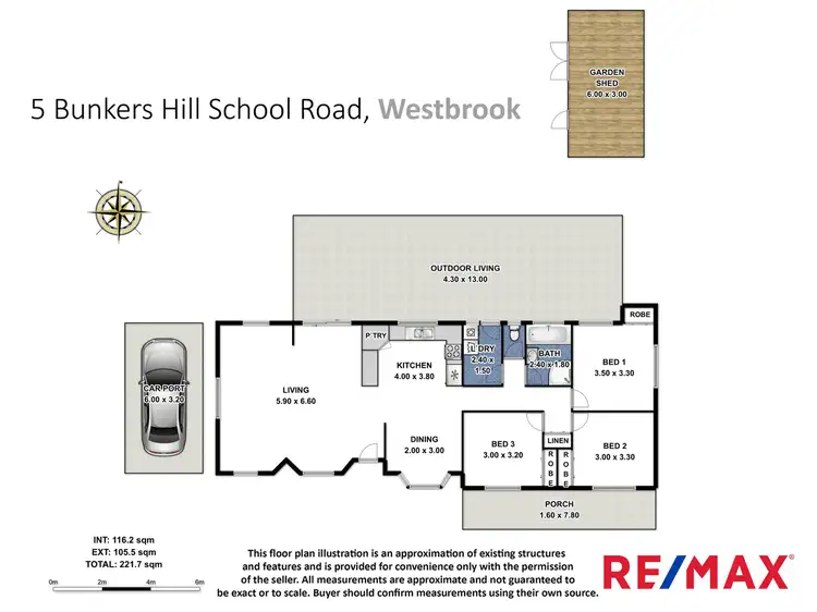 Floorplan of Homely house listing, 5 Bunkers Hill School Road, Westbrook QLD 4350