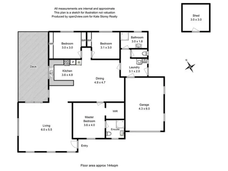 Floorplan of Homely house listing, 3 Leitram Avenue, Sorell TAS 7172