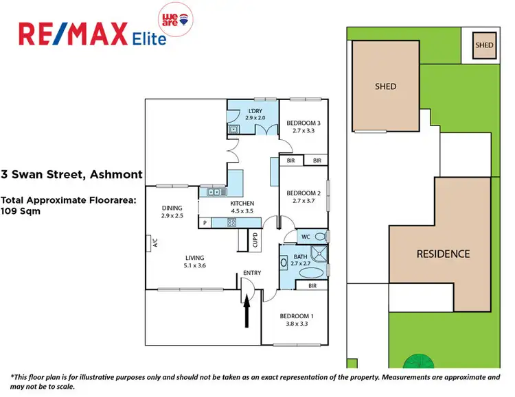 Floorplan of Homely house listing, 3 Swan Street, Ashmont NSW 2650