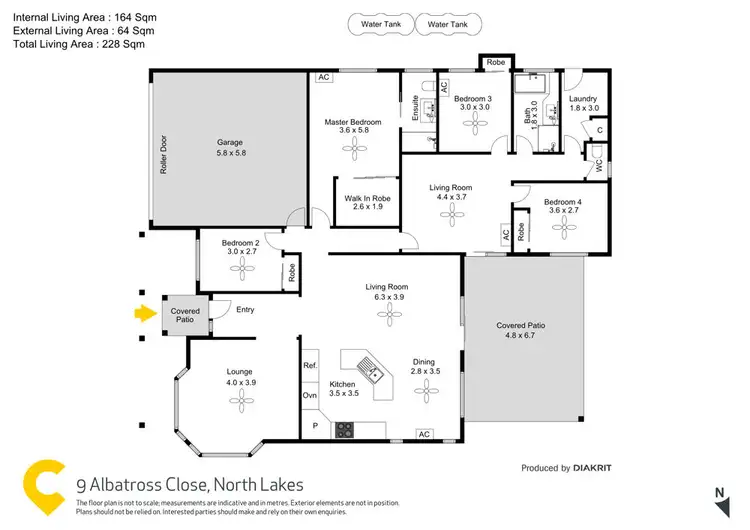 Floorplan of Homely house listing, 9 Albatross Close, North Lakes QLD 4509
