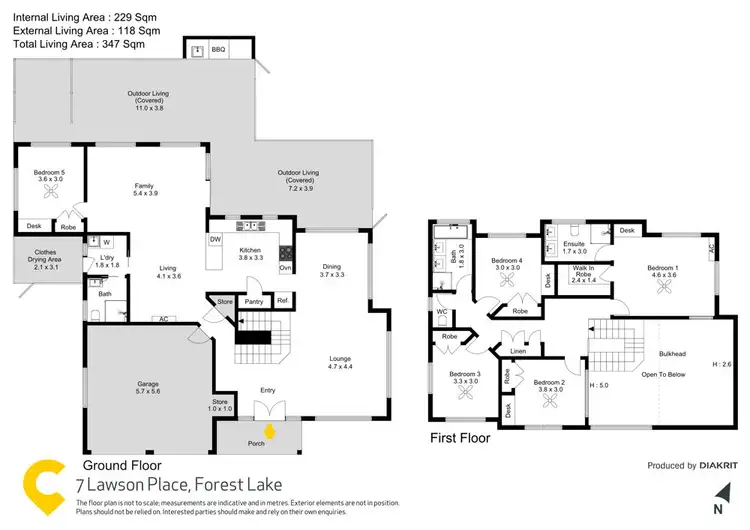 Floorplan of Homely house listing, 7 Lawson Place, Forest Lake QLD 4078