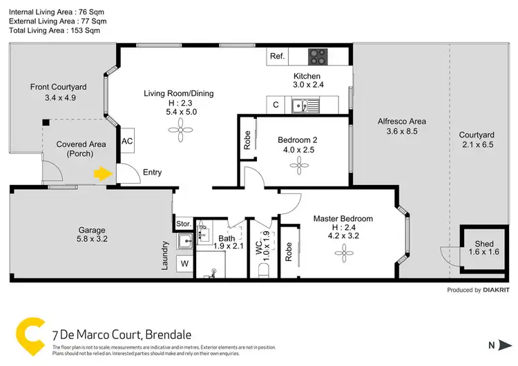 Floorplan of Homely house listing, 7 De Marco Court, Brendale QLD 4500