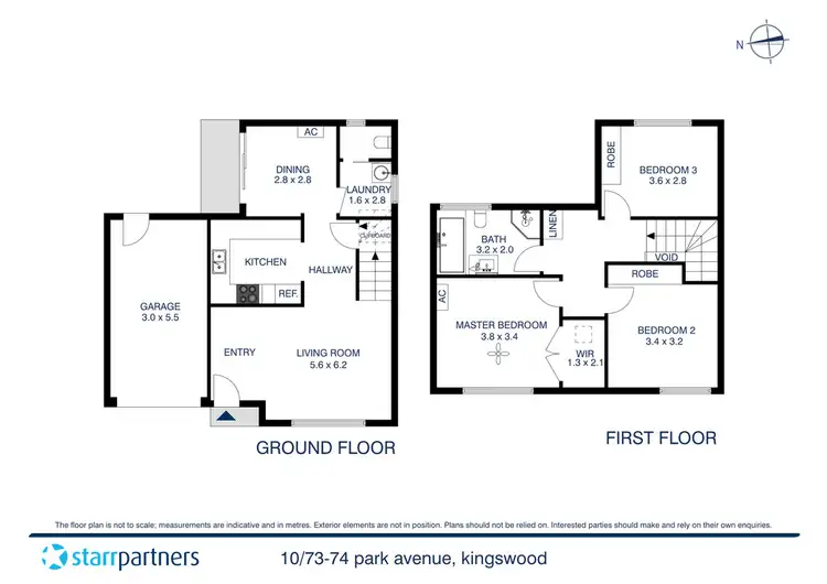 Floorplan of Homely townhouse listing, 10/73 Park Avenue, Kingswood NSW 2747