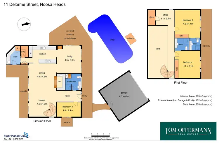 Floorplan of Homely house listing, 11 Delorme Street, Noosa Heads QLD 4567