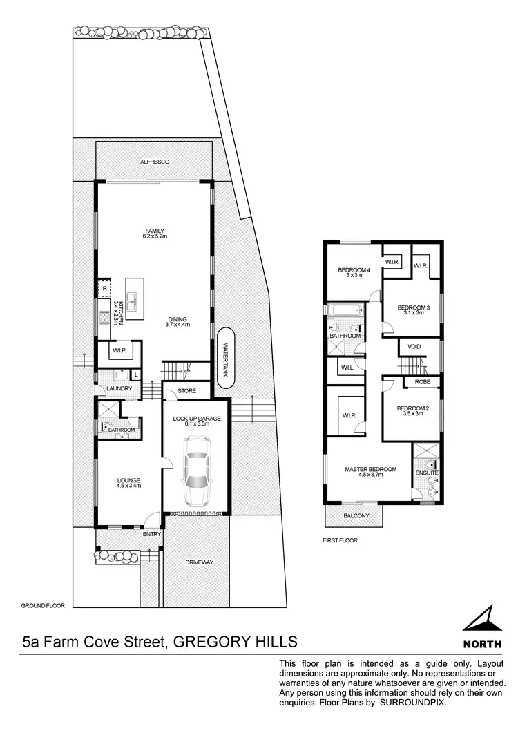 Floorplan of Homely house listing, 5a Farm Cove Street, Gregory Hills NSW 2557