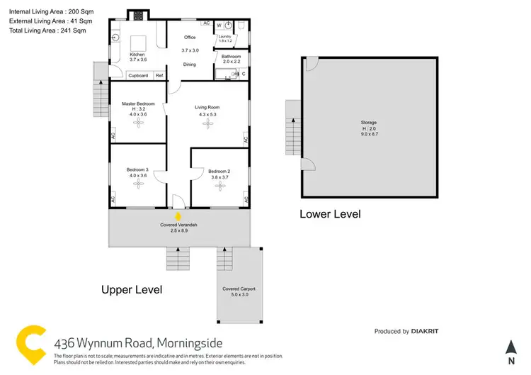 Floorplan of Homely house listing, 436 Wynnum Road, Morningside QLD 4170