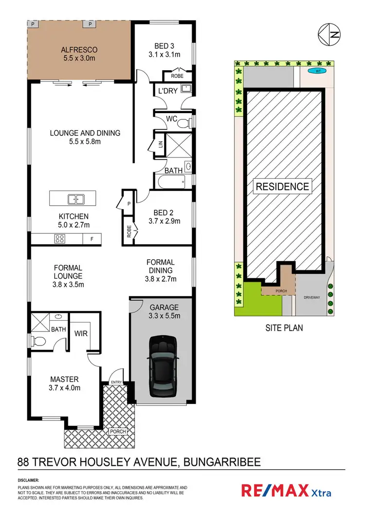 Floorplan of Homely house listing, 88 Trevor Housley Avenue, Bungarribee NSW 2767