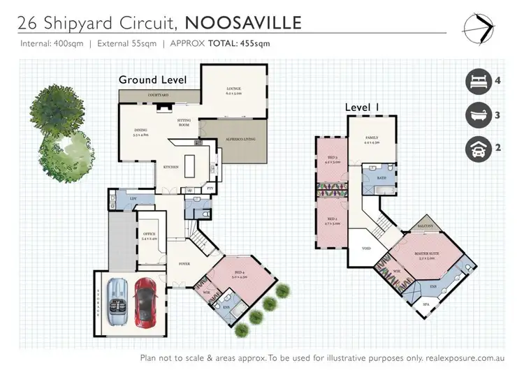 Floorplan of Homely house listing, 26 Shipyard Circuit, Noosa Waters QLD 4566