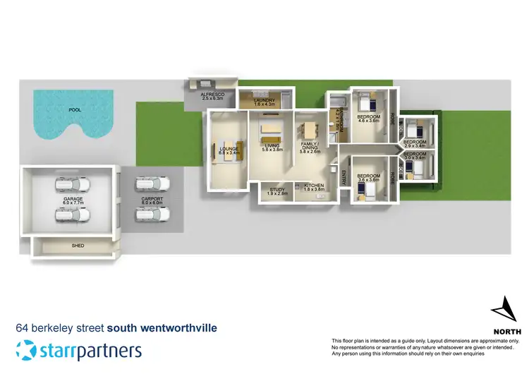 Floorplan of Homely house listing, 64 Berkeley Street, South Wentworthville NSW 2145