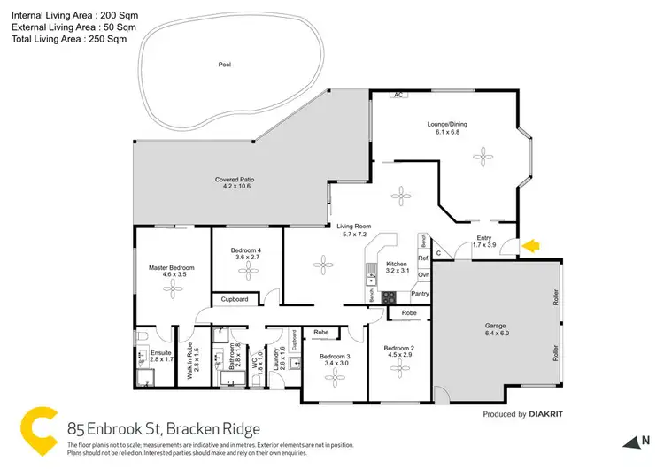 Floorplan of Homely house listing, 85 Enbrook Street, Bracken Ridge QLD 4017