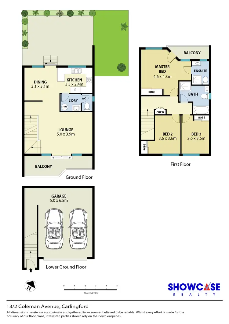 Floorplan of Homely townhouse listing, 13/2 Coleman Ave, Carlingford NSW 2118