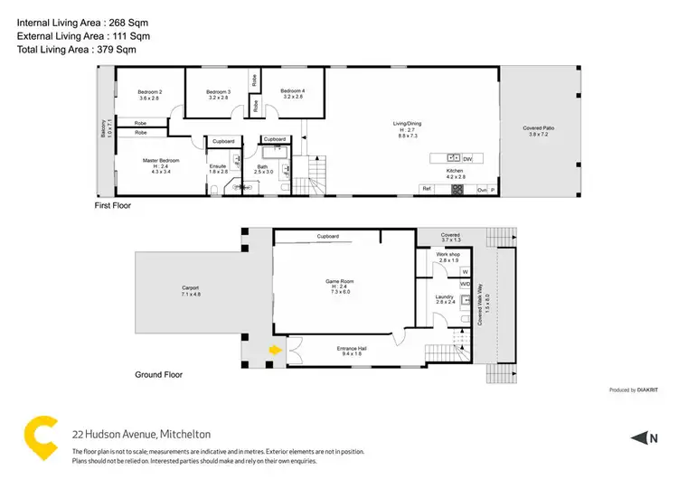 Floorplan of Homely house listing, 22 Hudson Avenue, Mitchelton QLD 4053