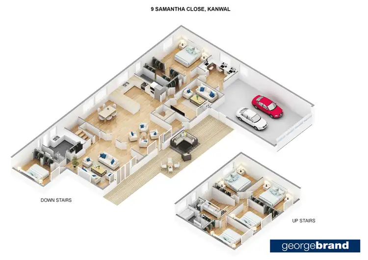 Floorplan of Homely house listing, 9 Samantha Close, Kanwal NSW 2259