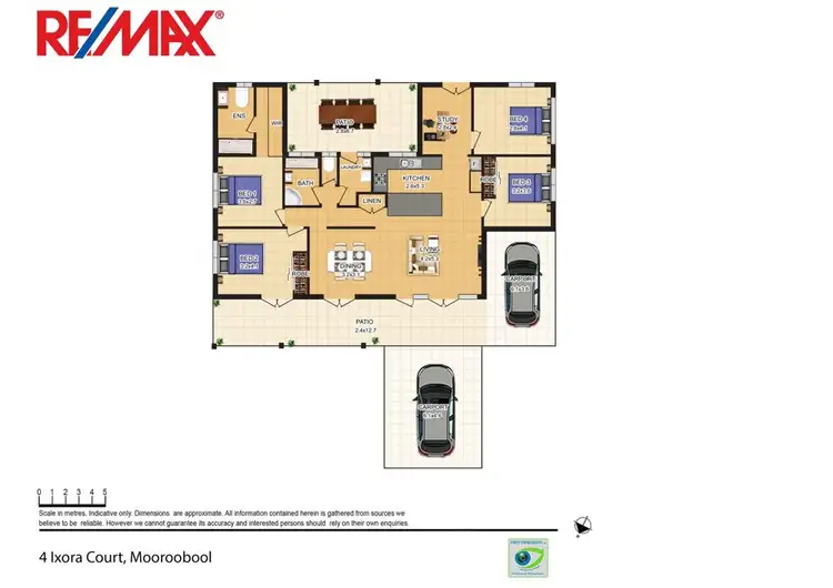 Floorplan of Homely house listing, 4 Ixora Court, Mooroobool QLD 4870