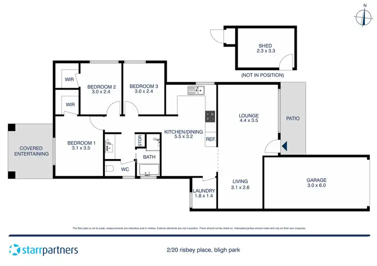 Floorplan of Homely house listing, 2/20 Risbey Place, Bligh Park NSW 2756
