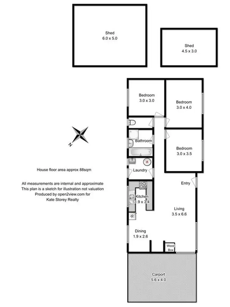 Floorplan of Homely house listing, 21 San Francisco Street, Midway Point TAS 7171