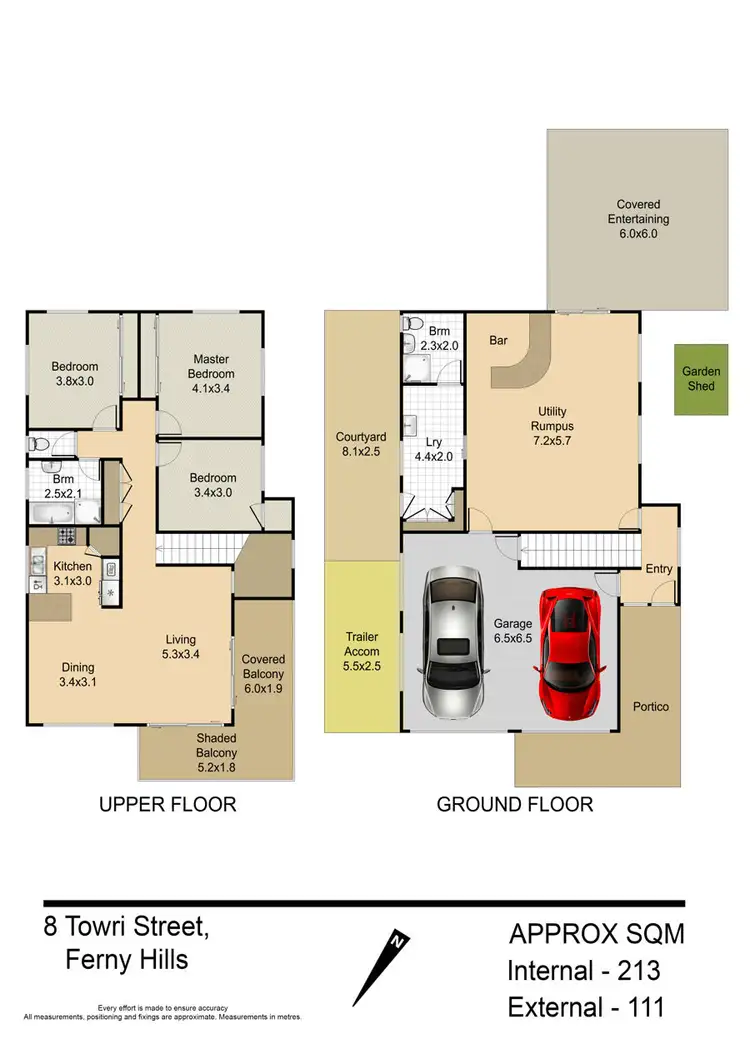Floorplan of Homely house listing, 8 Towri Street, Ferny Hills QLD 4055