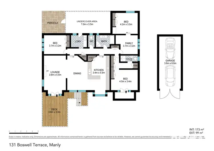 Floorplan of Homely house listing, 131 Boswell Terrace, Manly QLD 4179
