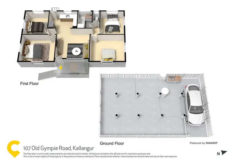 Floorplan of Homely house listing, 107 Old Gympie Road, Kallangur QLD 4503