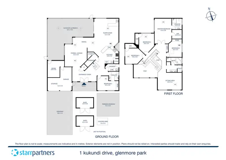 Floorplan of Homely house listing, 1 Kukundi Drive, Glenmore Park NSW 2745
