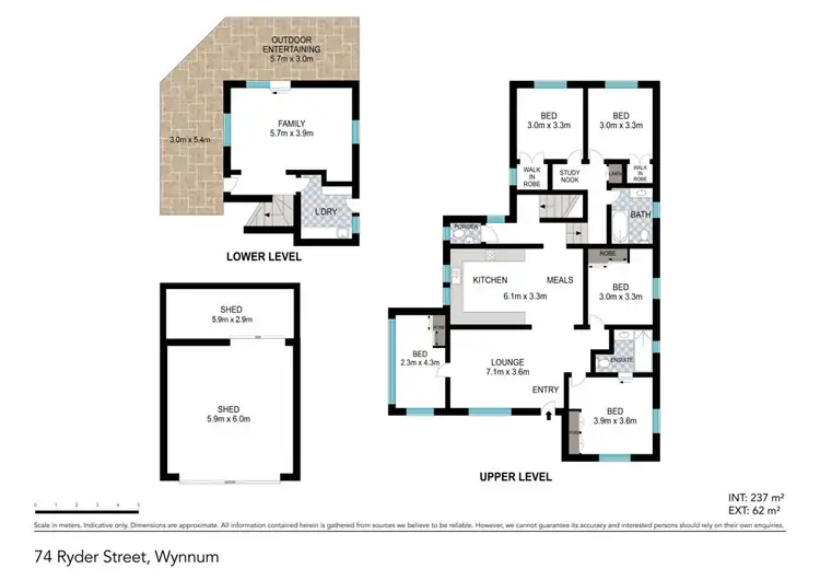 Floorplan of Homely house listing, 74 Ryder Street, Wynnum QLD 4178