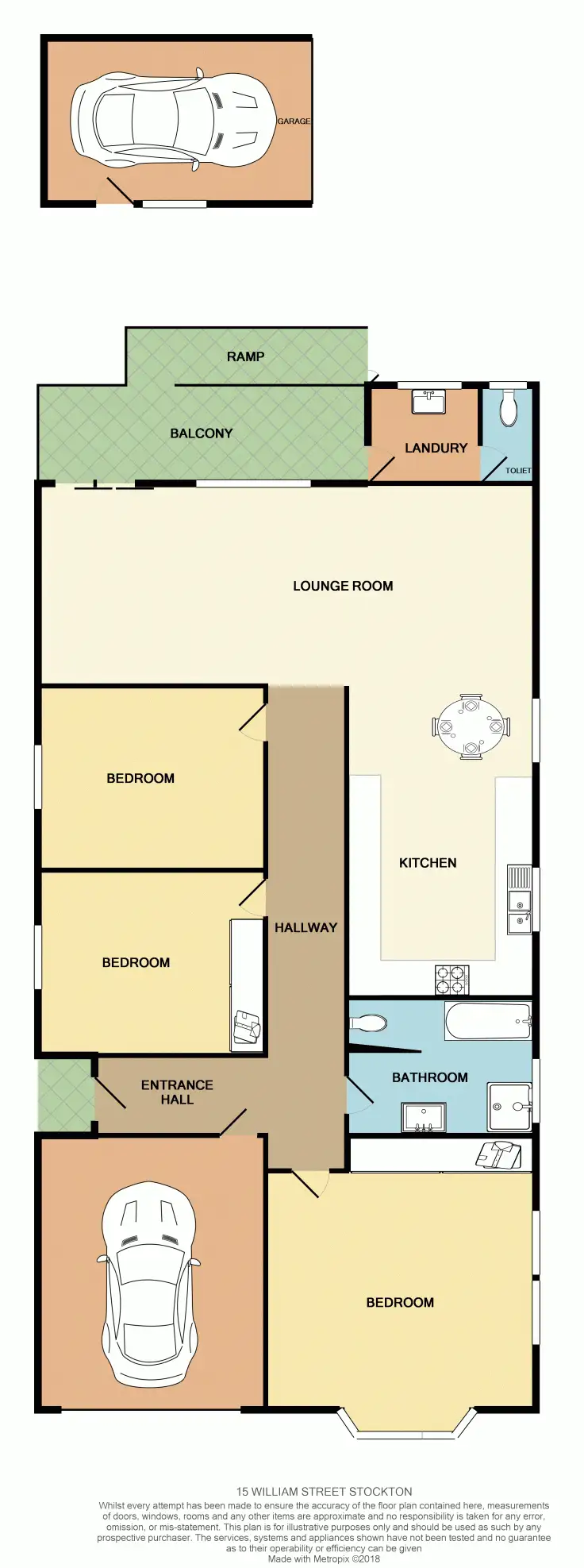 Floorplan of Homely house listing, 15 William Street, Stockton NSW 2295