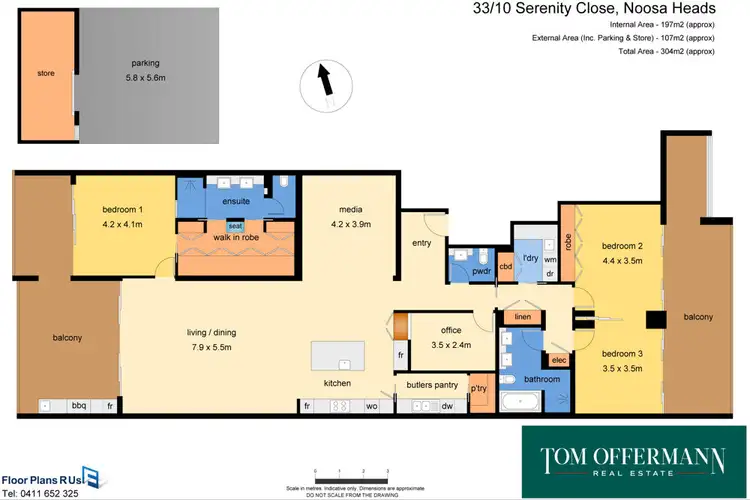 Floorplan of Homely unit listing, 33/10 Serenity Close, Noosa Heads QLD 4567