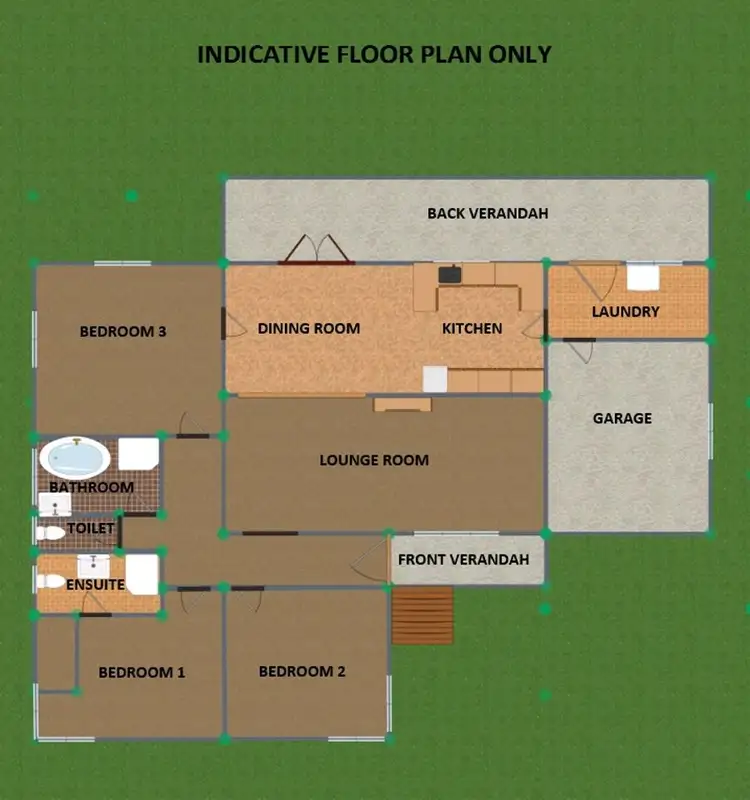 Floorplan of Homely house listing, 133 Wood Street, Tenterfield NSW 2372