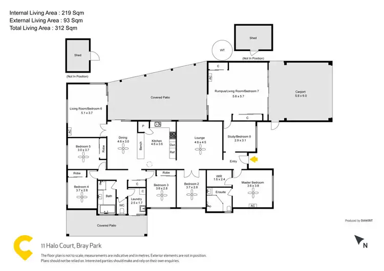 Floorplan of Homely house listing, 11 Halo Court, Bray Park QLD 4500