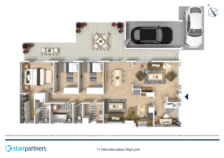 Floorplan of Homely house listing, 11 Hercules Place, Bligh Park NSW 2756