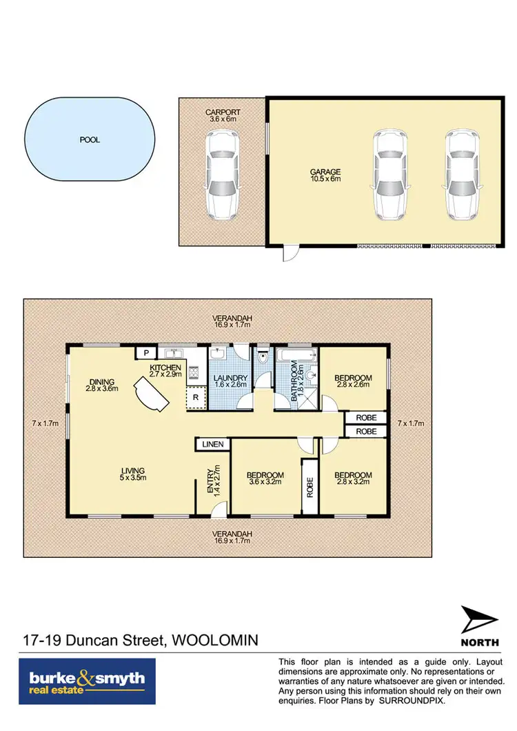 Floorplan of Homely house listing, 17-19 Duncan Street, Woolomin NSW 2340