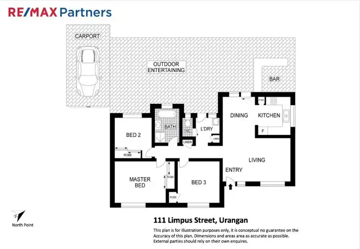 Floorplan of Homely house listing, 111 Limpus Street, Urangan QLD 4655