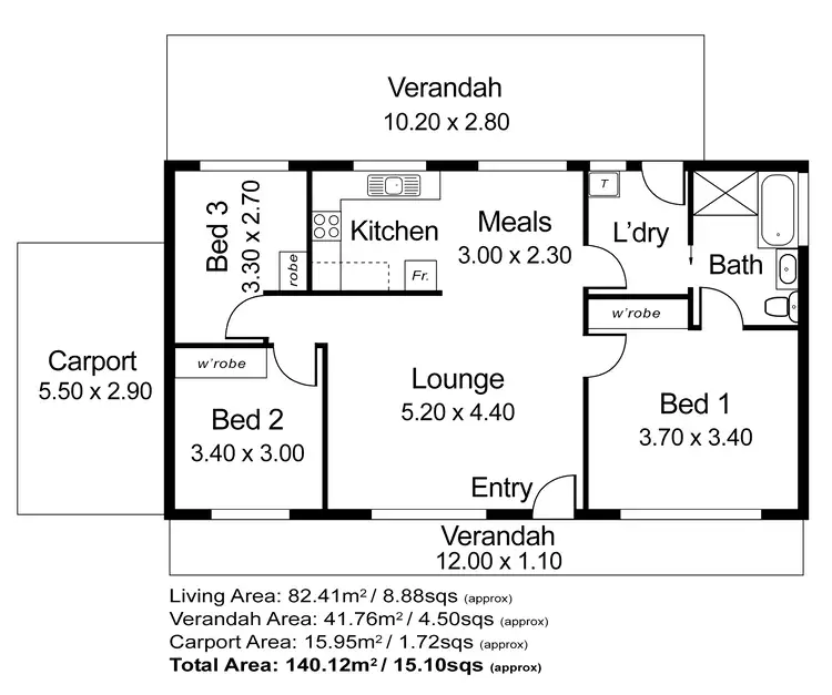 Floorplan of Homely unit listing, 4/8 Edinborough St, Nairne SA 5252