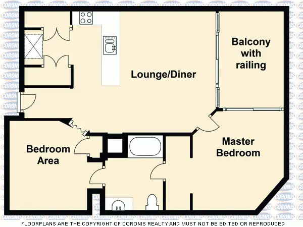 Floorplan of Homely unit listing, 206/182-192 Marine Parade, Labrador QLD 4215