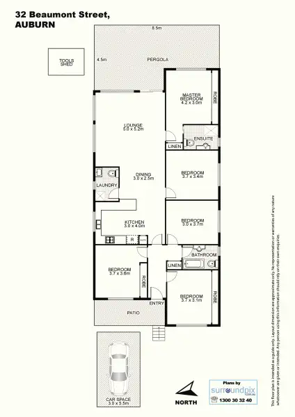 Floorplan of Homely house listing, 32 Beaumont St, Auburn NSW 2144