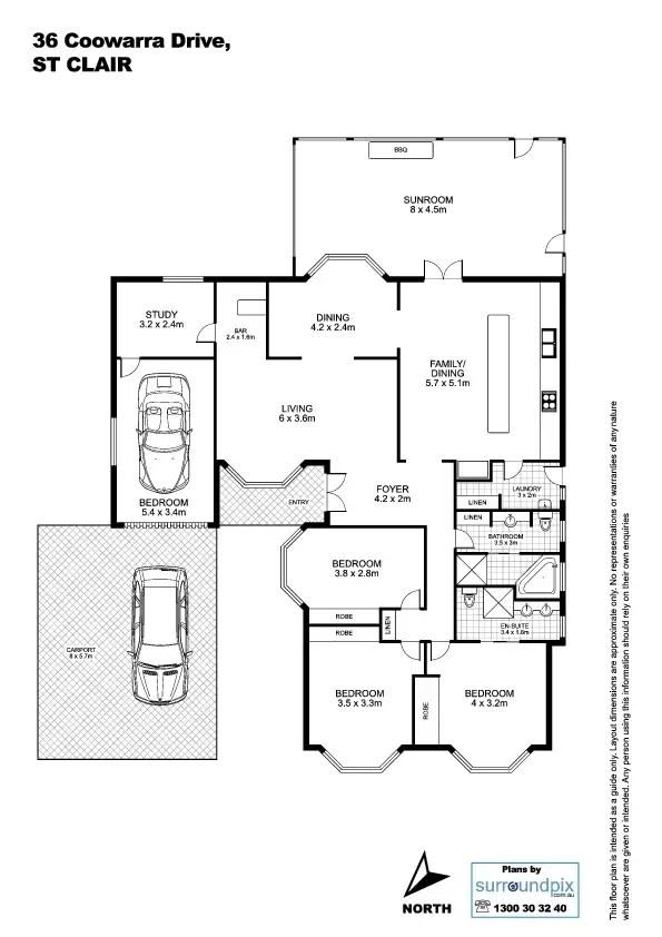 Floorplan of Homely house listing, 36 Coowarra Drive, St Clair NSW 2759