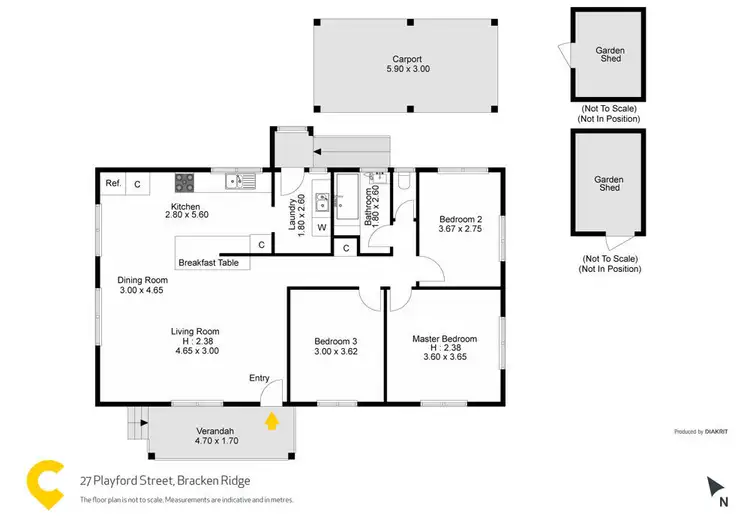 Floorplan of Homely house listing, 27 Playford Street, Bracken Ridge QLD 4017