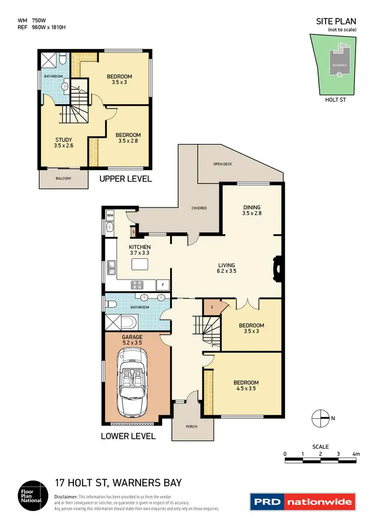 Floorplan of Homely house listing, 17 Holt Street, Warners Bay NSW 2282