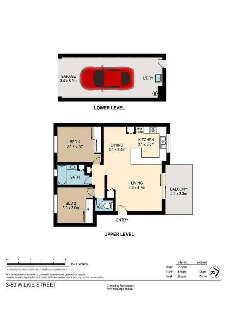 Floorplan of Homely apartment listing, 3/50 Wilkie Street, Yeerongpilly QLD 4105