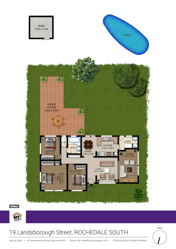 Floorplan of Homely house listing, 19 Landsborough Street, Rochedale South QLD 4123