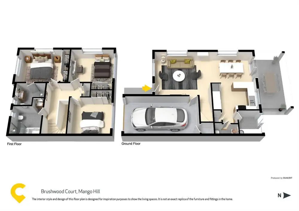 Floorplan of Homely house listing, 57/3 Brushwood Court, Mango Hill QLD 4509